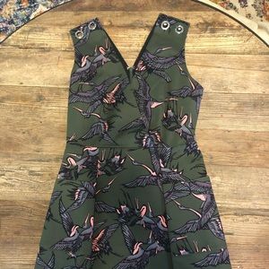Fun, Bird Print Rachel Roy Mini Dress